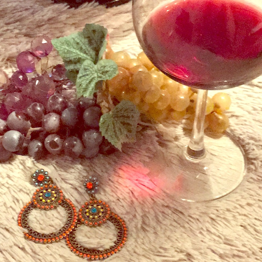 Vintage inspired hanging earrings